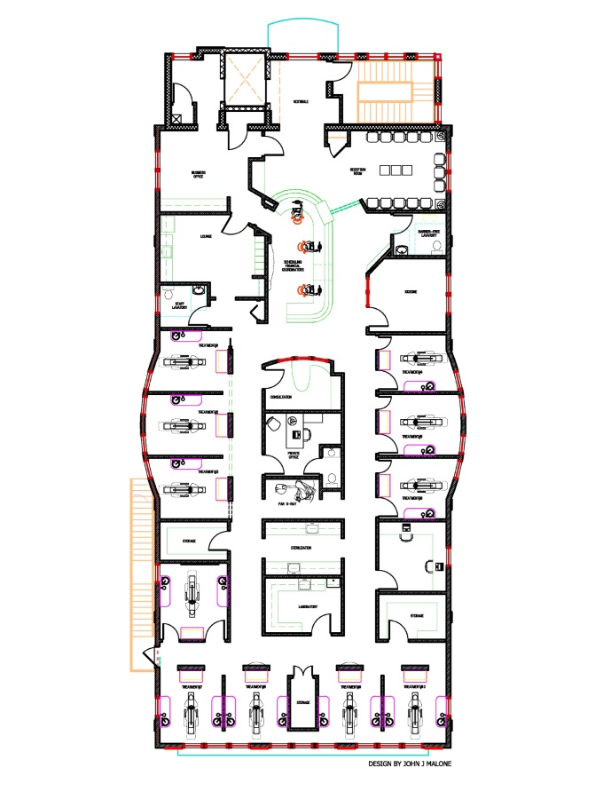 Schiff - Dental Office Design Floor Plan